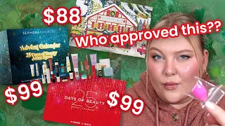 Sephora REDEEMED?? 3 Beauty Advent Calendars REVEALED... Worth $100?