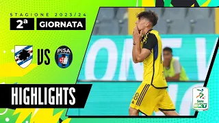 HIGHLIGHTS | Sampdoria vs Pisa (0-2) - SERIE BKT