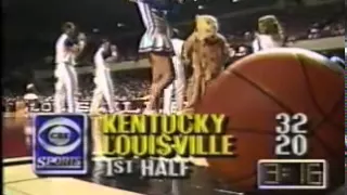 KENTUCKY VS. LOUISVILLE 12-27-1986 NCAA BASKETBALL FULL GAME  WCPO-TV 9 CINCINATTI