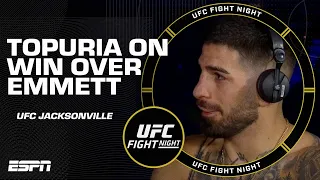 Josh Emmett was REALLY TOUGH - Ilia Topuria's reaction to his UFC Jacksonville win | UFC Fight Night