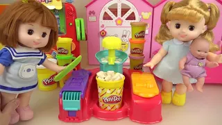 Play doh and Baby doll Ice Cream   car toys play by Joseph Kids