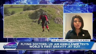 Flying doctors: UK air ambulance tests world's first gravity jet suit