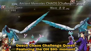 DFFOO Global: Desch Chaos Challenge Quest, featuring the OH SHI- moment. No Burst used