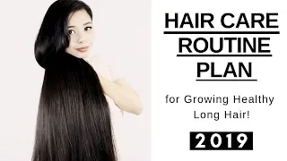 My Hair Care Routine Plan For Growing Long Hair Fast 2019-Hair Growth Challenge Ep.3-Beautyklove
