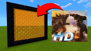 How To Make A Portal To The Godzilla vs Kong Movie Dimension in Minecraft!