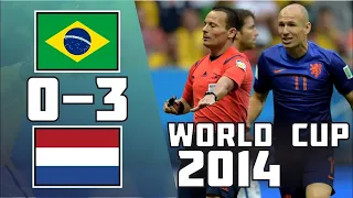 🔥 Нидерланды - Бразилия 3-0 - Обзор Матча за 3 место Чемпионата Мира 12/07/2014 HD 🔥