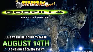 Godzilla (1998) Rifftrax Live! screening review by MovieManCHAD