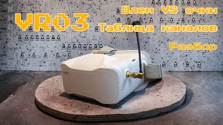 Перезалито Betafpv VR03 аналоговый FPV шлем VR03. Управление, нюансы, разбор, 32Gb+, таблица каналов