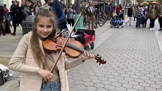 Karolina Protsenko Dance Monkey on violin