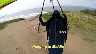 Hang Gliding Harness Adjustment Before & After