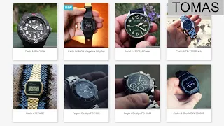 My top 10 Casio watches on Amazon I Tested and more