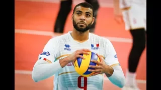 Earvin N'Gapeth 3rd meter spike (France-Serbia, World League 2017)