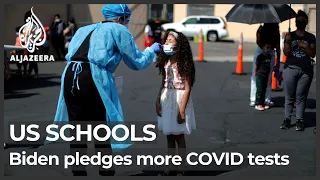 Biden pledges more US school COVID tests in bid to avoid closures