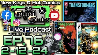 NEW KEYS & HOT COMICS of the Week! LIVE Podcast ep.76 #comicbooks #comics