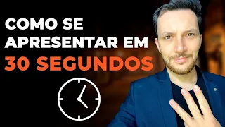 COMO SE APRESENTAR EM 30 SEGUNDOS: Ensino DUAS maneiras definitivas de se apresentar. (Jonas Kaz)