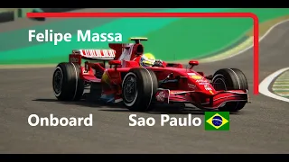 Felipe Massa Onboard Sao Paulo I Ferrari F2008