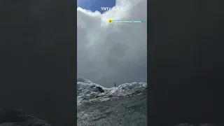 Massive avalanche hits a hill station in India-administrated Kashmir