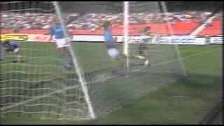 Roberto BAGGIO's great skills and Goal