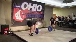 2014 Ohio Weightlifting Championships, 3rd Place Lifter, 58 Kg Women's Class, Normal Speed