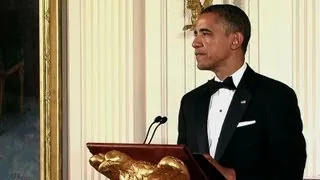 President Obama Awards Shimon Peres the Presidential Medal of Freedom