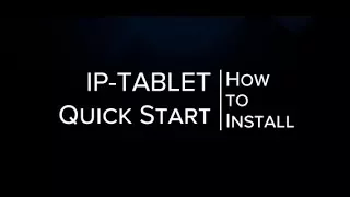IP-Tablet QSG 01 - How to Install