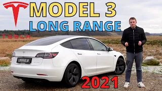 Er den stadig ELBILERNES KONGE?! 2021 Tesla Model 3 Long Range TEST