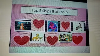 Top 5 Ships that i ship