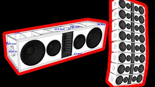 [PLAN] Line array 12" x2 8" x2 horn