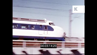 Trains, Railways, 1960s Japan in HD