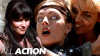 Xena and Callisto Take Down Velasca  | Xena: Warrior Princess | All Action