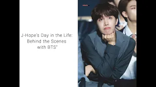 J-Hope's Day in the Life: Behind the Scenes with BTS"