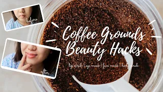 Coffee Grounds Beauty Hacks | DIY | Dawn Lyndelle