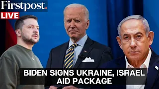 LIVE: US President Joe Biden Signs $95 Billion Aid Package for Ukraine, Israel and Taiwan