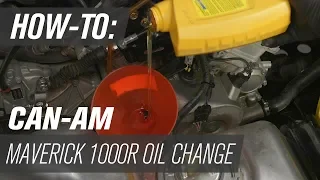 How To Change the Oil on a Can-Am Maverick 1000R
