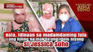 Bata, idinaan sa madamdaming tula ang hiling na makita si Jessica Soho | Kapuso Mo, Jessica Soho