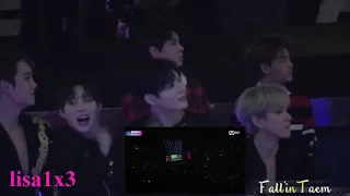 171201 EXO, Taemin, Wanna One, NCT reaction to BTS - Сypher 4, MIC DROP @MAMA 2017