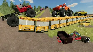 Finding Monster Trucks for Stuntman Park | Farming Simulator 22