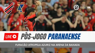 Athletico 5 x 0 Azuriz - Paranaense 2023 - Debate pós-jogo