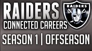 Madden 13 Raiders Connected Careers - FULL Offseason: NFL Draft & Free Agency - Season 1