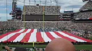 Philadelphia Eagles 9/11 Opening day fighter jet fly by 2016