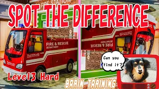 【Spot the difference】＃49　“Brain Games” World picture Puzzles  Level 3 Hard Find 5 differences