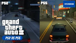 GTA 3 The Definitive Edition (PS2 vs PS5) Side By Side Comparison