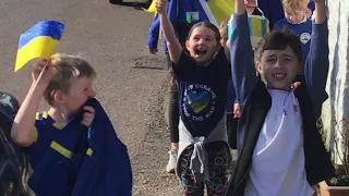 The Young People of Cowal Walk for Ukraine