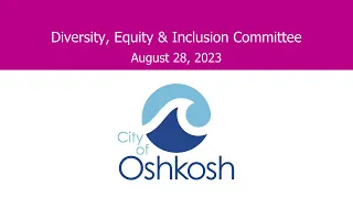 Diversity, Equity, and Inclusion Committee 8/28/23