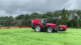 C&O Tractors - Kverneland iXter B18 + iXtra Front tank demonstration