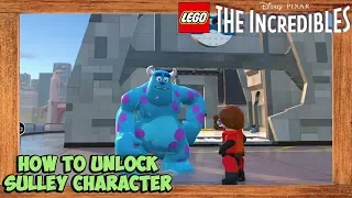 LEGO The Incredibles How To Unlock Sulley From Monsters Inc / Edna Mode Red Brick