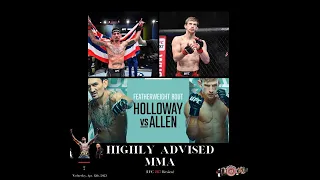 UFC on ESPN: Holloway vs. Allen Preview