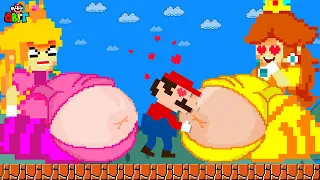 Evolution of Mario Characters Growing Up Compilation: Peach PREGNANT vs Daisy & Mario|Game Animation
