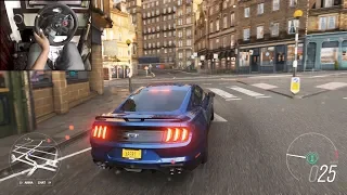 2018 Ford Mustang GT - Forza Horizon 4 | Logitech g29 gameplay