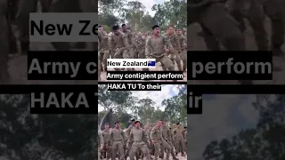 New Zealand Army Performs the Haka Tu #india #army #armylover #defence #armyforever